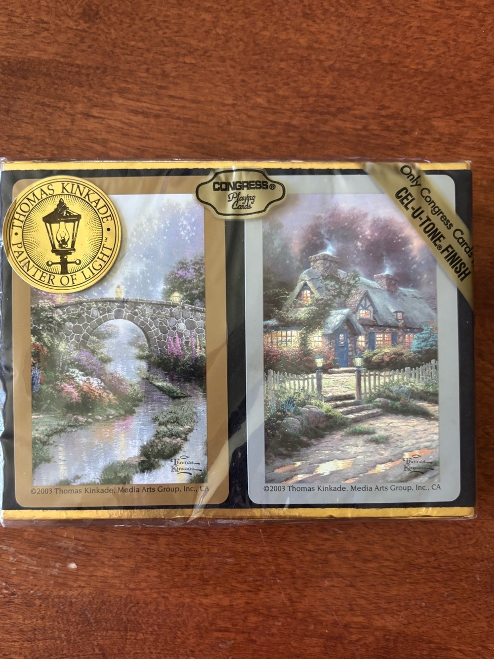 ViIntage Thomas Kincade Playing Cards 2 decks